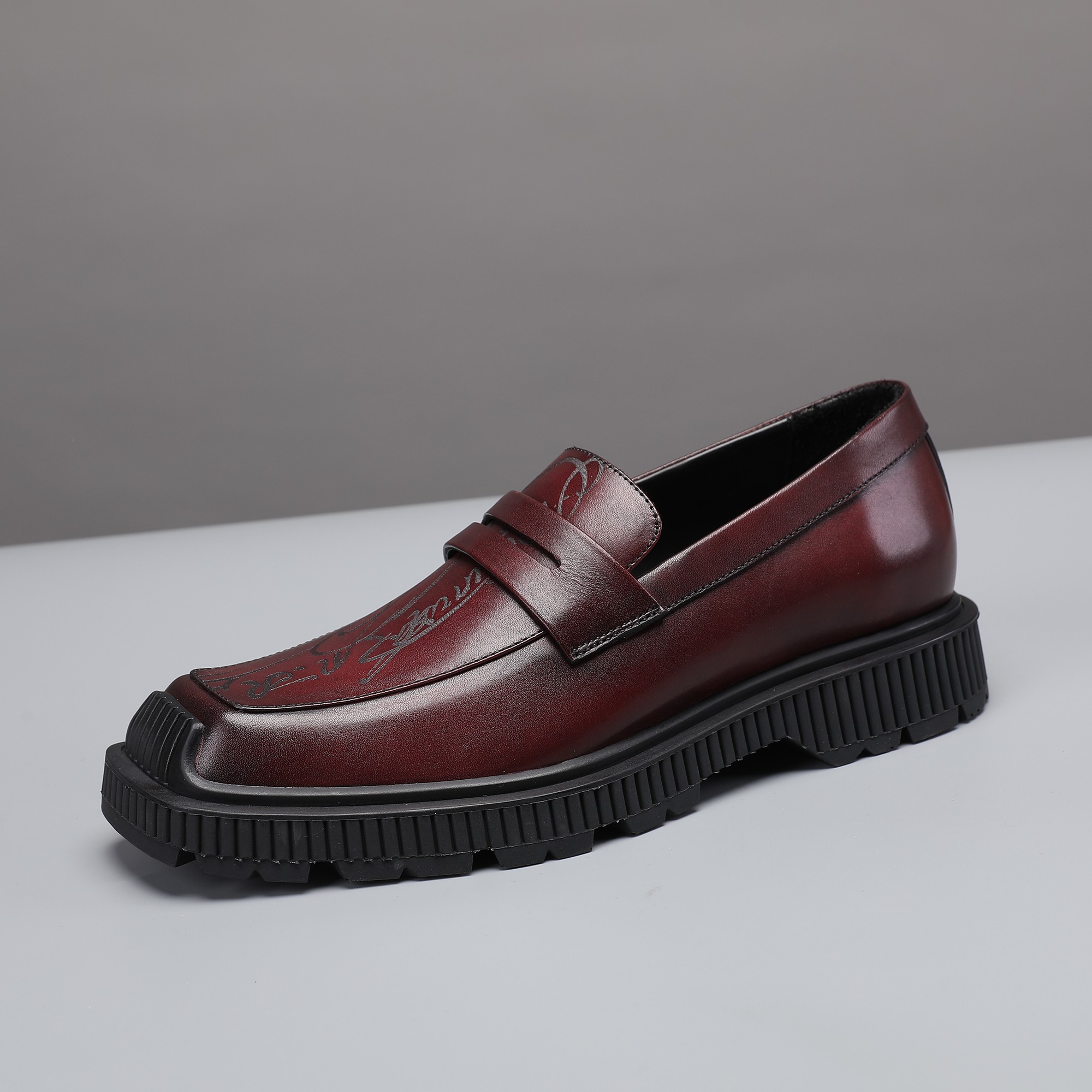 Berluti/Berluti 2021 Recién llegados Fabricados en piel de vacuno importada Hechos a mano con roces 