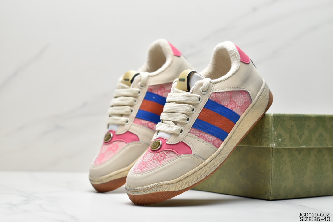 180 Gucci Distressed Screener sneaker 古驰小脏鞋系列