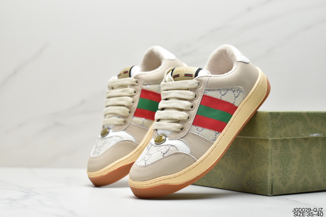180 Gucci Distressed Screener sneaker 古驰小脏鞋系列