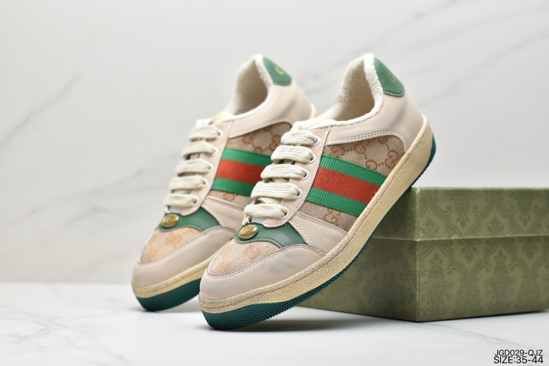 180 Gucci Distressed Screener sneaker 古驰小脏鞋系列
