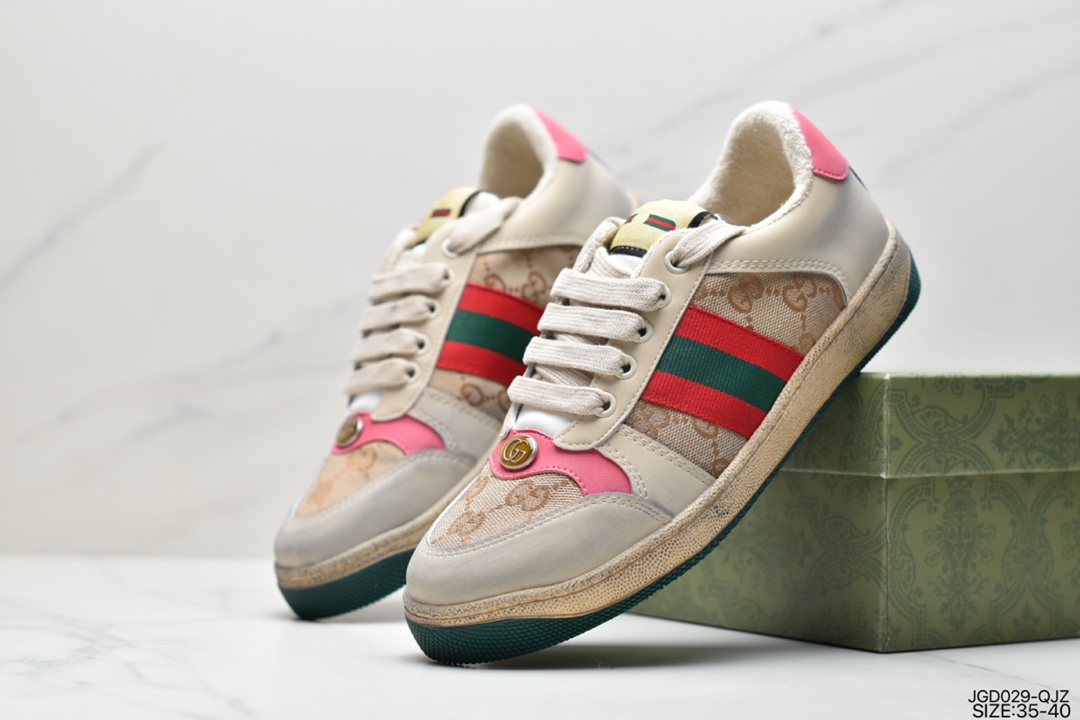 180 Gucci Distressed Screener sneaker 古驰小脏鞋系列