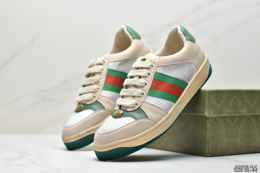 180 Gucci Distressed Screener sneaker 古驰小脏鞋系列