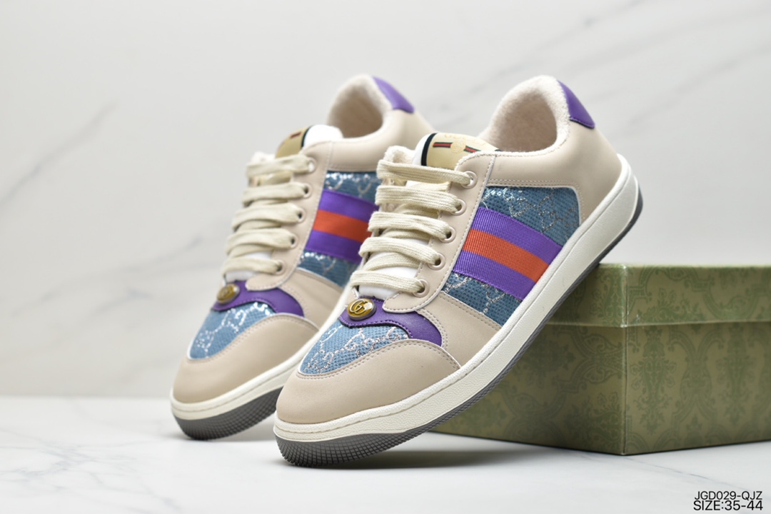 180 Gucci Distressed Screener sneaker 古驰小脏鞋系列