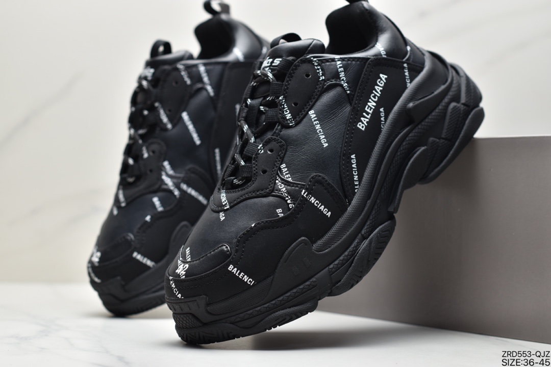 320 Balenciaga Triple S Clear Sole Sneaker”Army Green/Black”姥爷球鞋