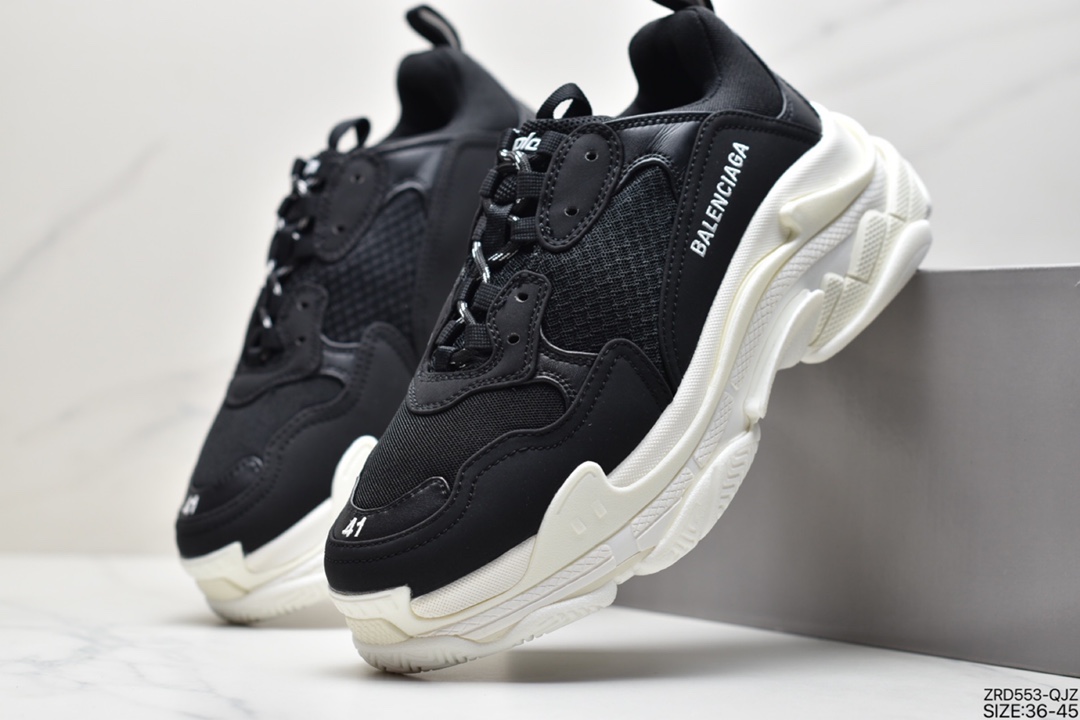 320 Balenciaga Triple S Clear Sole Sneaker”Army Green/Black”姥爷球鞋