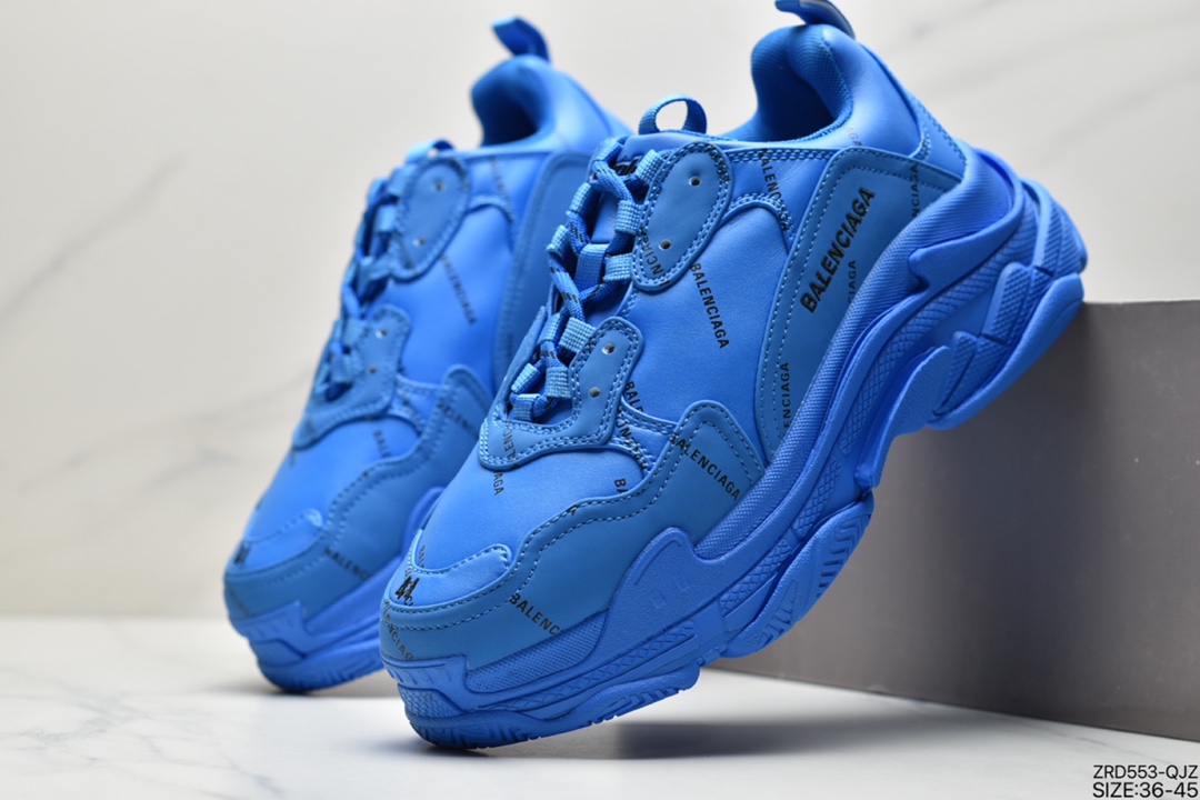 320 Balenciaga Triple S Clear Sole Sneaker”Army Green/Black”姥爷球鞋