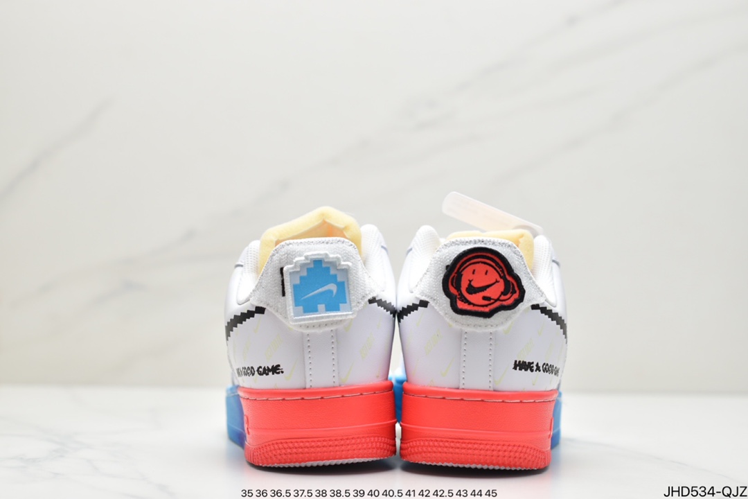190  NIKE  Force 1 空军一号 电玩英雄联盟皮肤休闲板鞋 318155-113