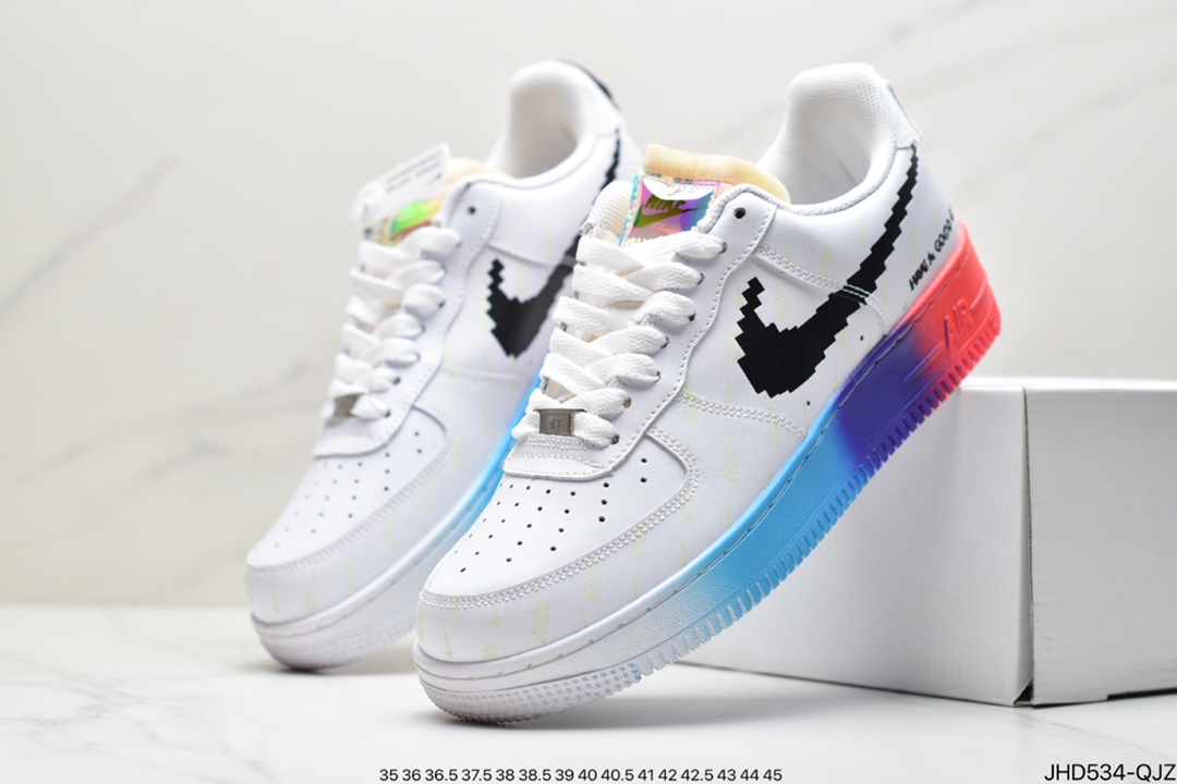 190  NIKE  Force 1 空军一号 电玩英雄联盟皮肤休闲板鞋 318155-113