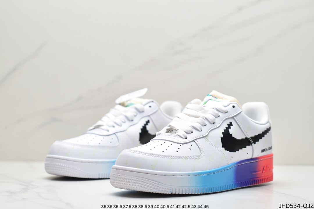 190  NIKE  Force 1 空军一号 电玩英雄联盟皮肤休闲板鞋 318155-113