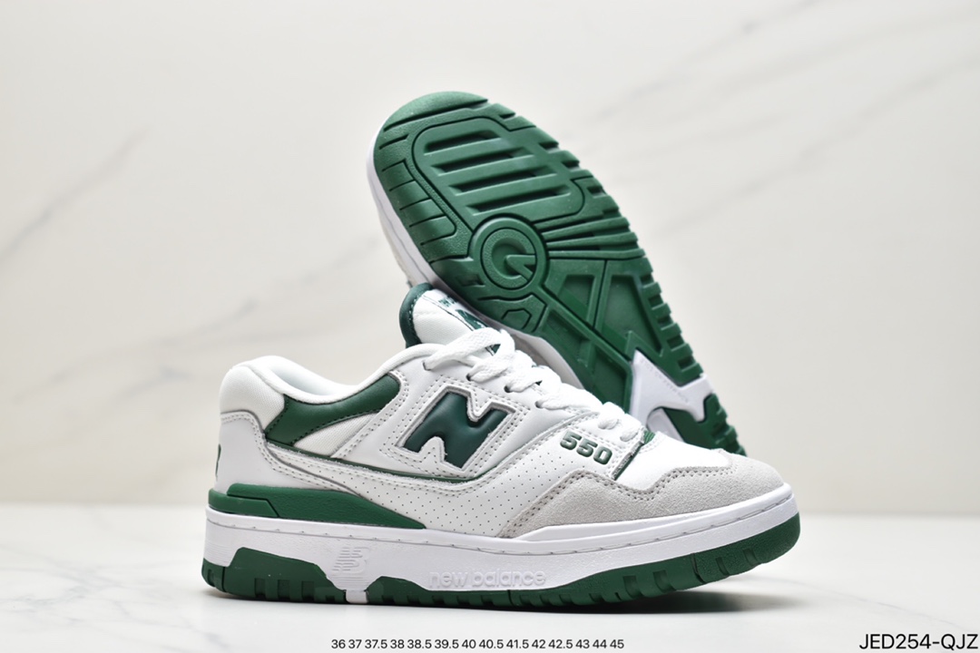 150 New Balance BB550系列经典复古低帮休闲运动篮球板鞋BB550WA1