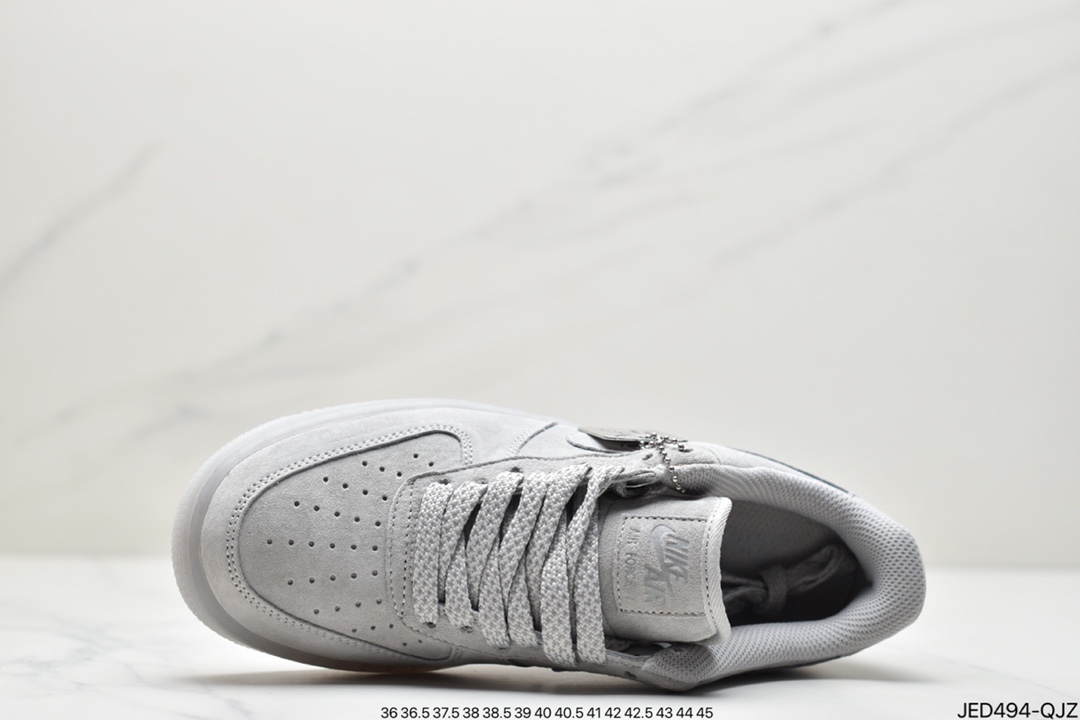 150 空军卫冕冠军联名款 Nike Air Force1 Mid x Reigning Champ 空军一号低帮运动休闲板鞋 AA1117-118