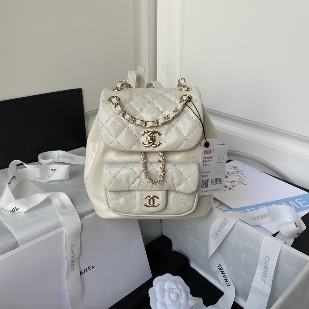 Chanel Duma Bolsos Mochila Cuero de vaca Colección primavera