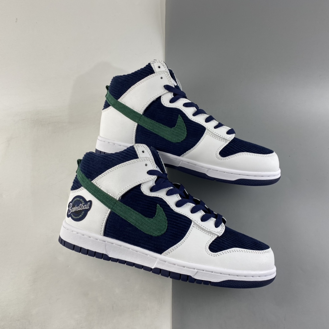 P400 NIKE Dunk High ”Sports Specialties” 海军蓝 灯芯绒高帮休闲板鞋 DH0953-400-莆田鞋,莆田鞋货源,高仿鞋,高仿鞋货源,安福档口,莆田高仿鞋,莆田鞋批发,高仿鞋批发,莆田高仿运动鞋,高仿运动鞋,莆田运动鞋 P400 NIKE Dunk High ”Sports Specialties” 海军蓝 灯芯绒高帮休闲板鞋 DH0953-400