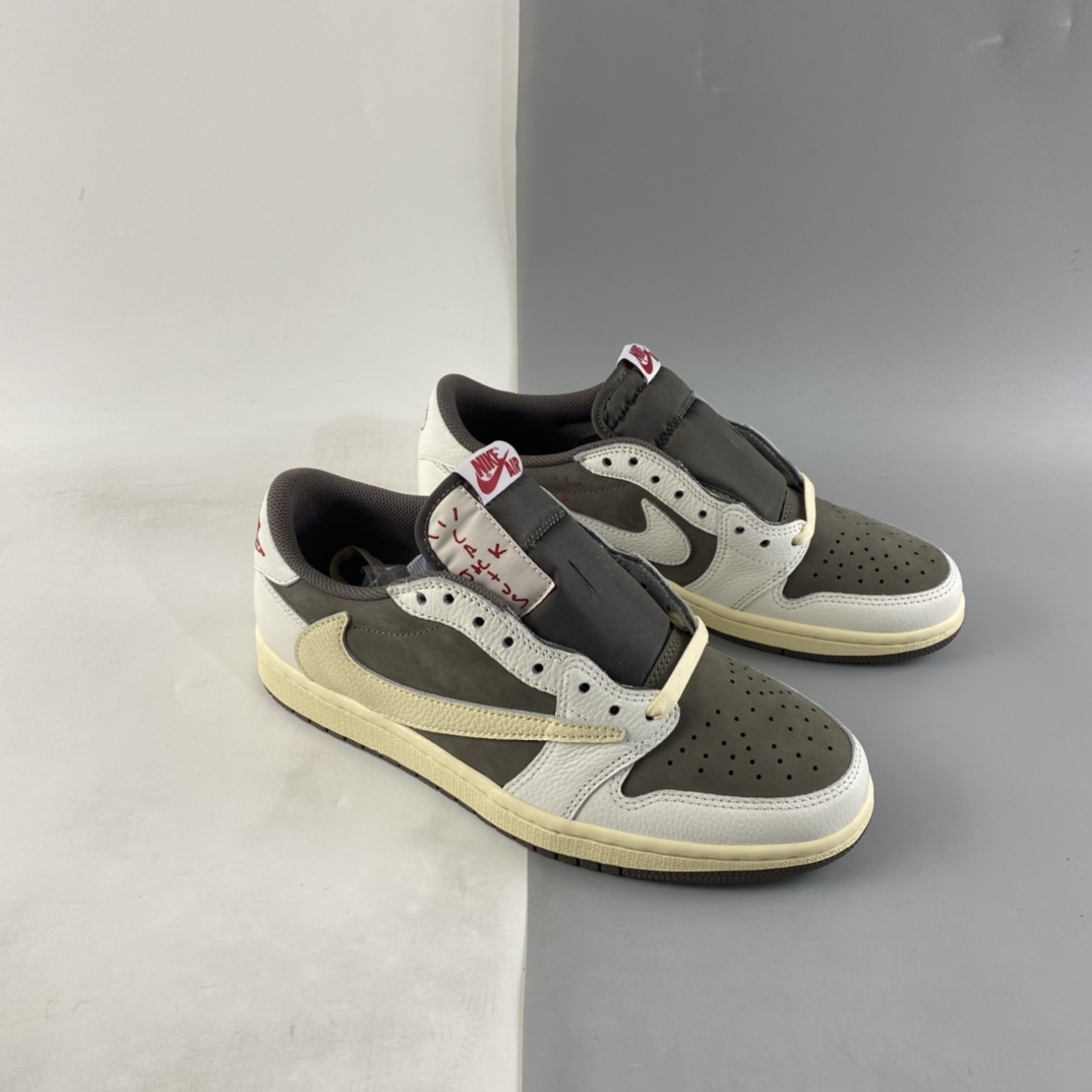 P400 Travis Scott x Nike Air Jordan 1 Low OG”Reverse Mocha”AJ1 DM7866-162