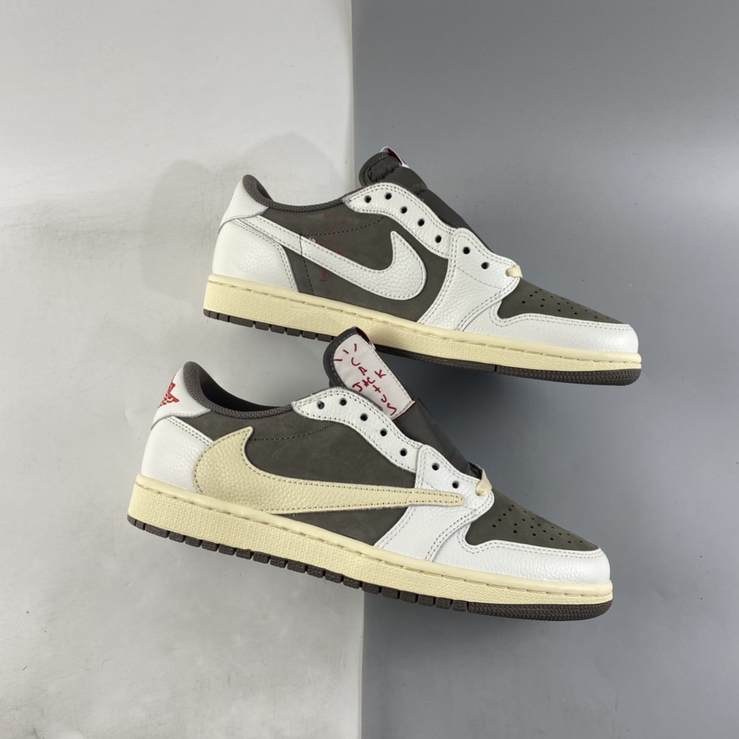 P400 Travis Scott x Nike Air Jordan 1 Low OG”Reverse Mocha”AJ1 DM7866-162