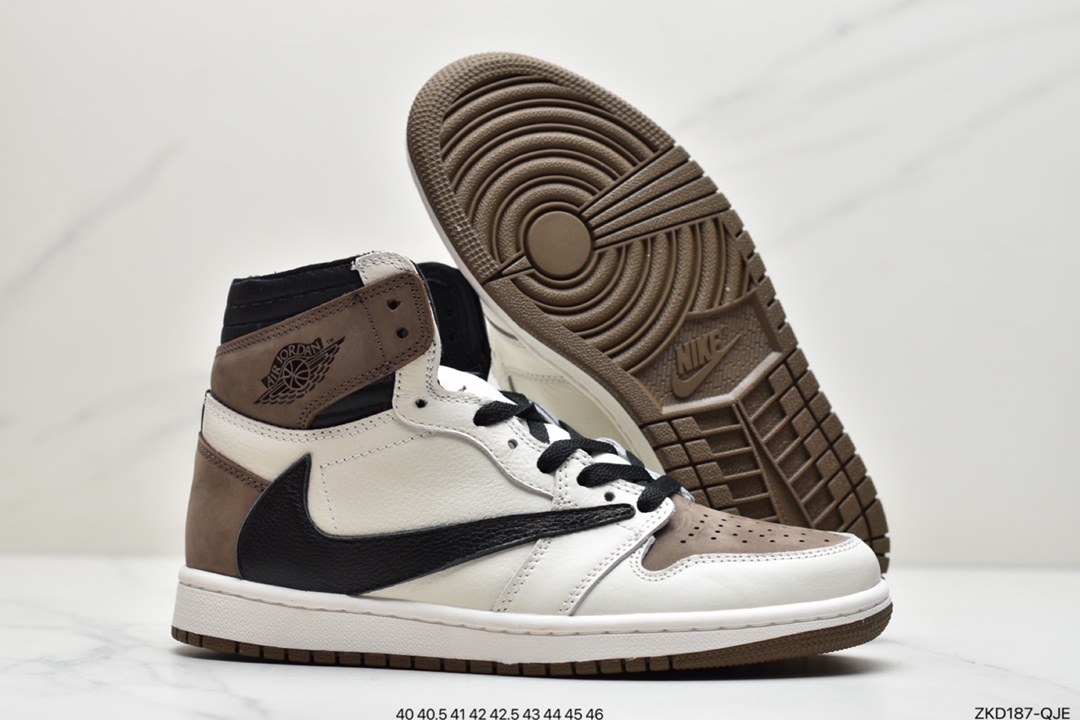 270  Travis Scott x Fragment x Air Jordan 1 High OG SP “Military Blue”闪电倒钩DH3227-105