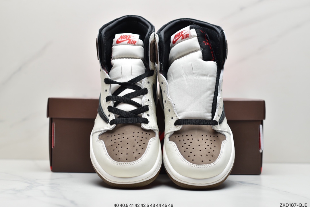 270  Travis Scott x Fragment x Air Jordan 1 High OG SP “Military Blue”闪电倒钩DH3227-105