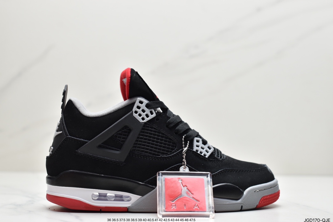 180 Nike Air Jordan 4 Retro GS”Light Smoke Grey”AJ4代中帮复古休闲运动文化篮球鞋CT8527-021