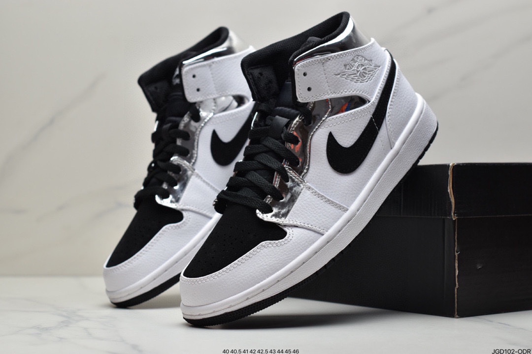 180 头层 Air Jordan 1 mid SE 暗黑丝绸 852542-012