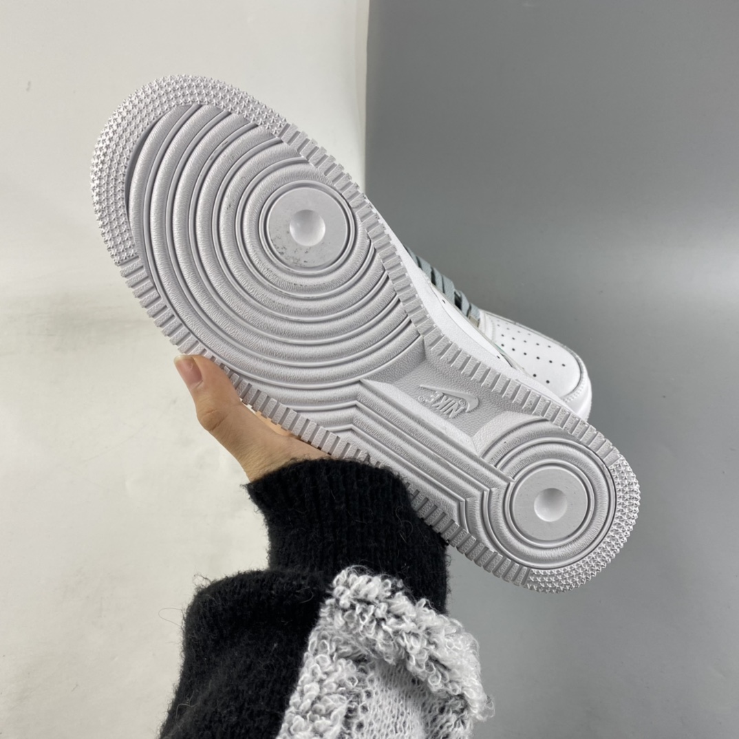 P200  NIKE Air Force 1’07 Lx 彩绘涂鸦空军一号白绿配色低帮板鞋 314192-117