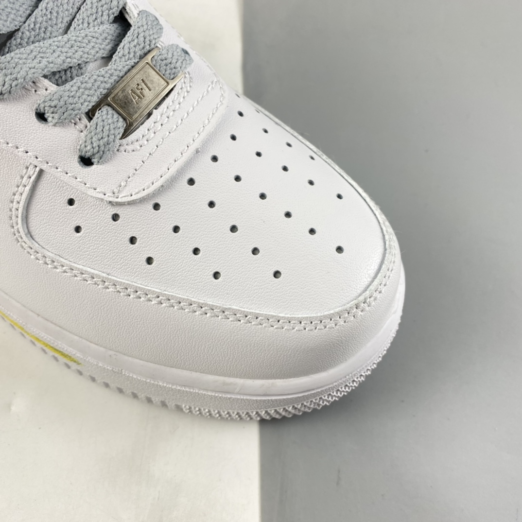 P200  NIKE Air Force 1’07 Lx 彩绘涂鸦空军一号白绿配色低帮板鞋 314192-117