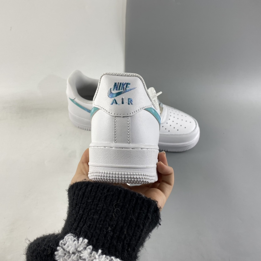P200  NIKE Air Force 1’07 Lx 彩绘涂鸦空军一号白绿配色低帮板鞋 314192-117