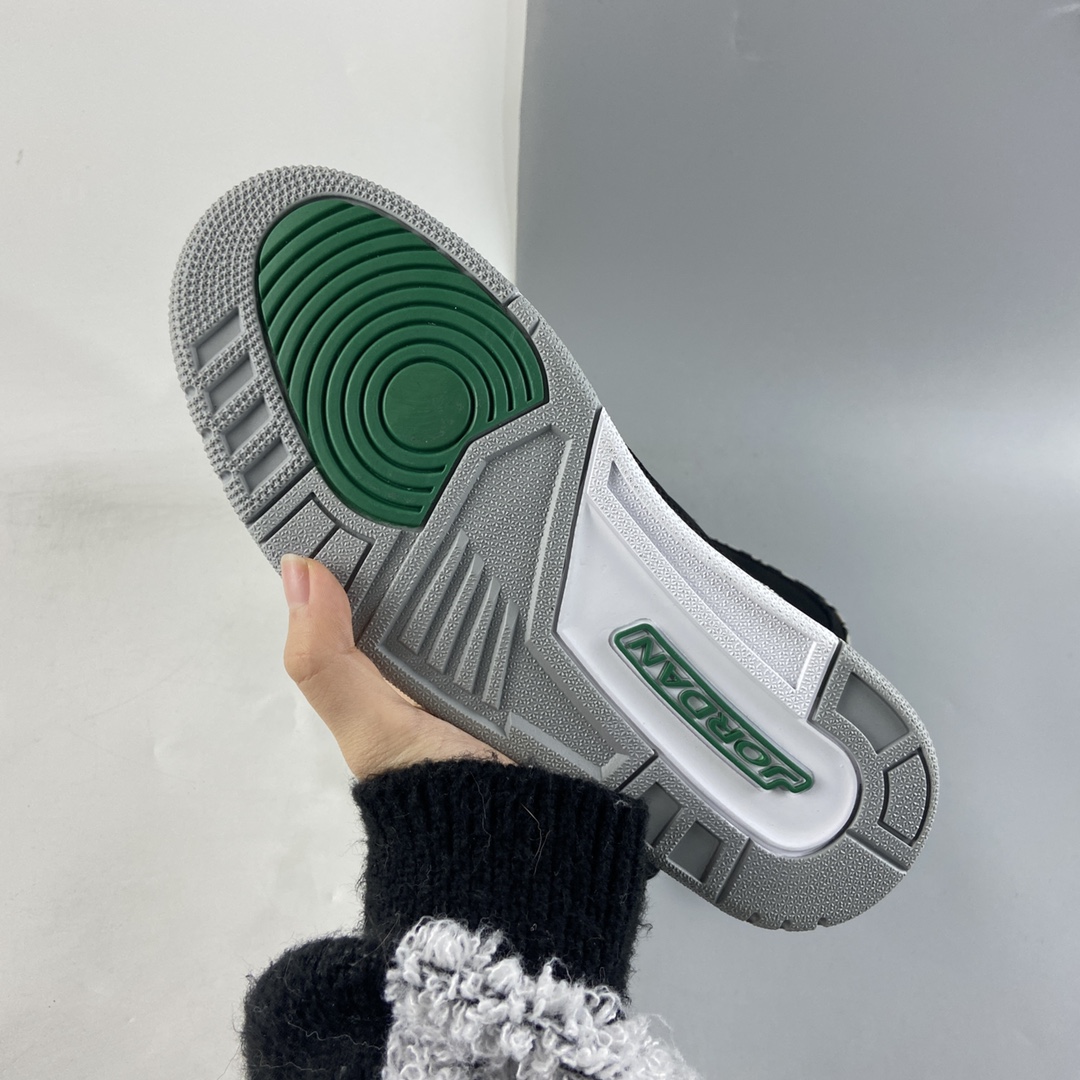 P240  Air Jordan 3 Retro“Denim” 黑绿 迈克尔·乔丹AJ3代中帮复古休闲运动文化篮球鞋 CT8532-030