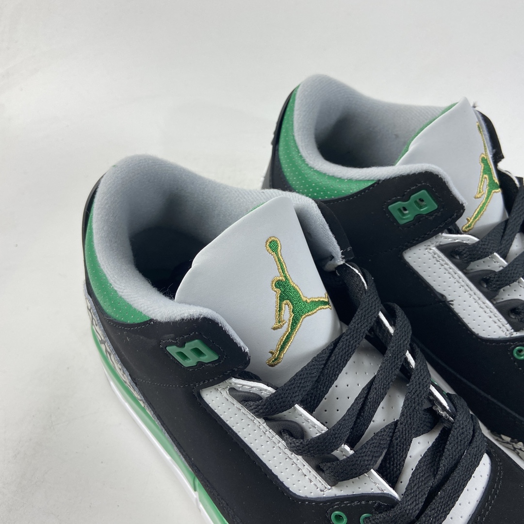 P240  Air Jordan 3 Retro“Denim” 黑绿 迈克尔·乔丹AJ3代中帮复古休闲运动文化篮球鞋 CT8532-030