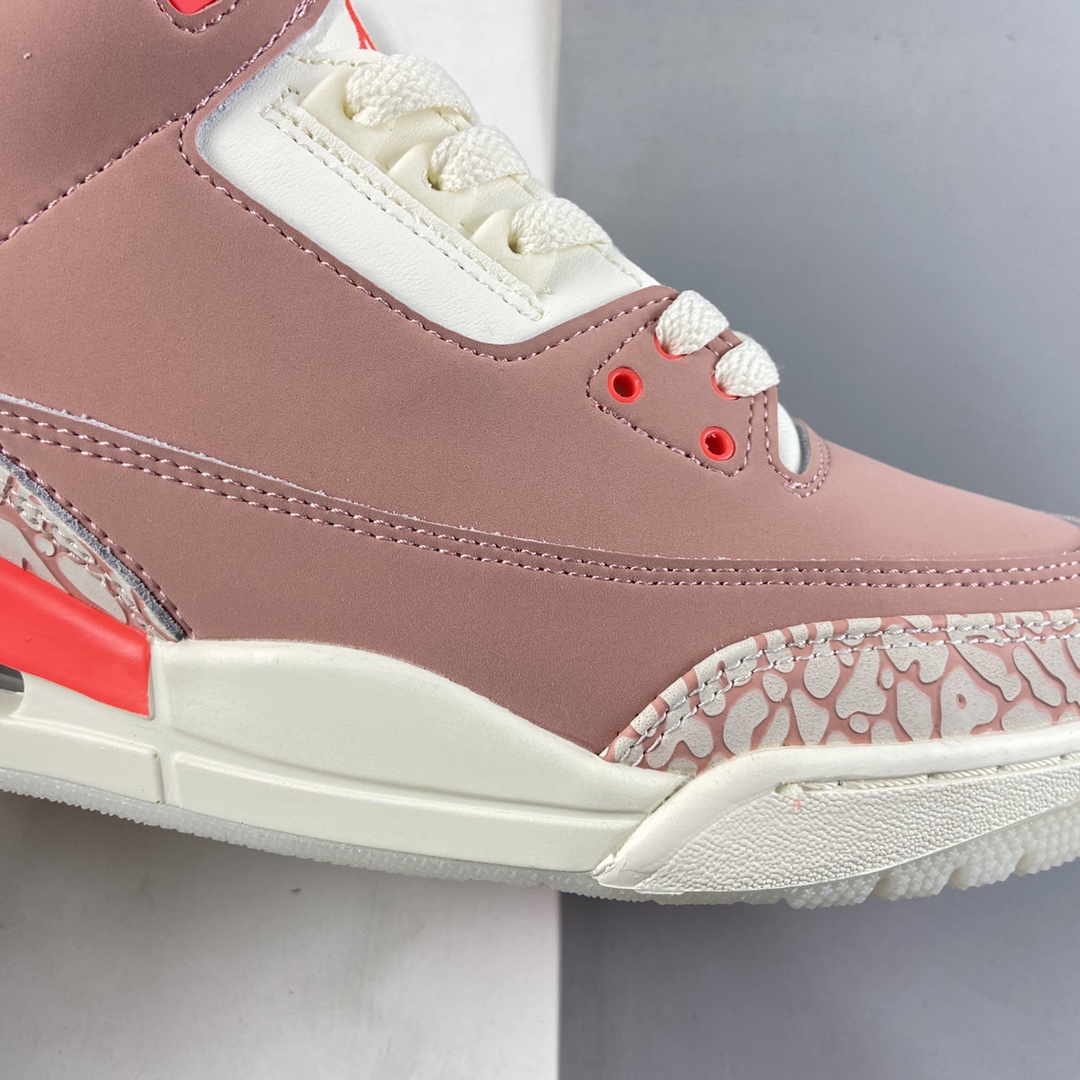 P240  Air Jordan 3 Retro “Rust Pink”樱花粉运动文化篮球鞋 CK9246-600