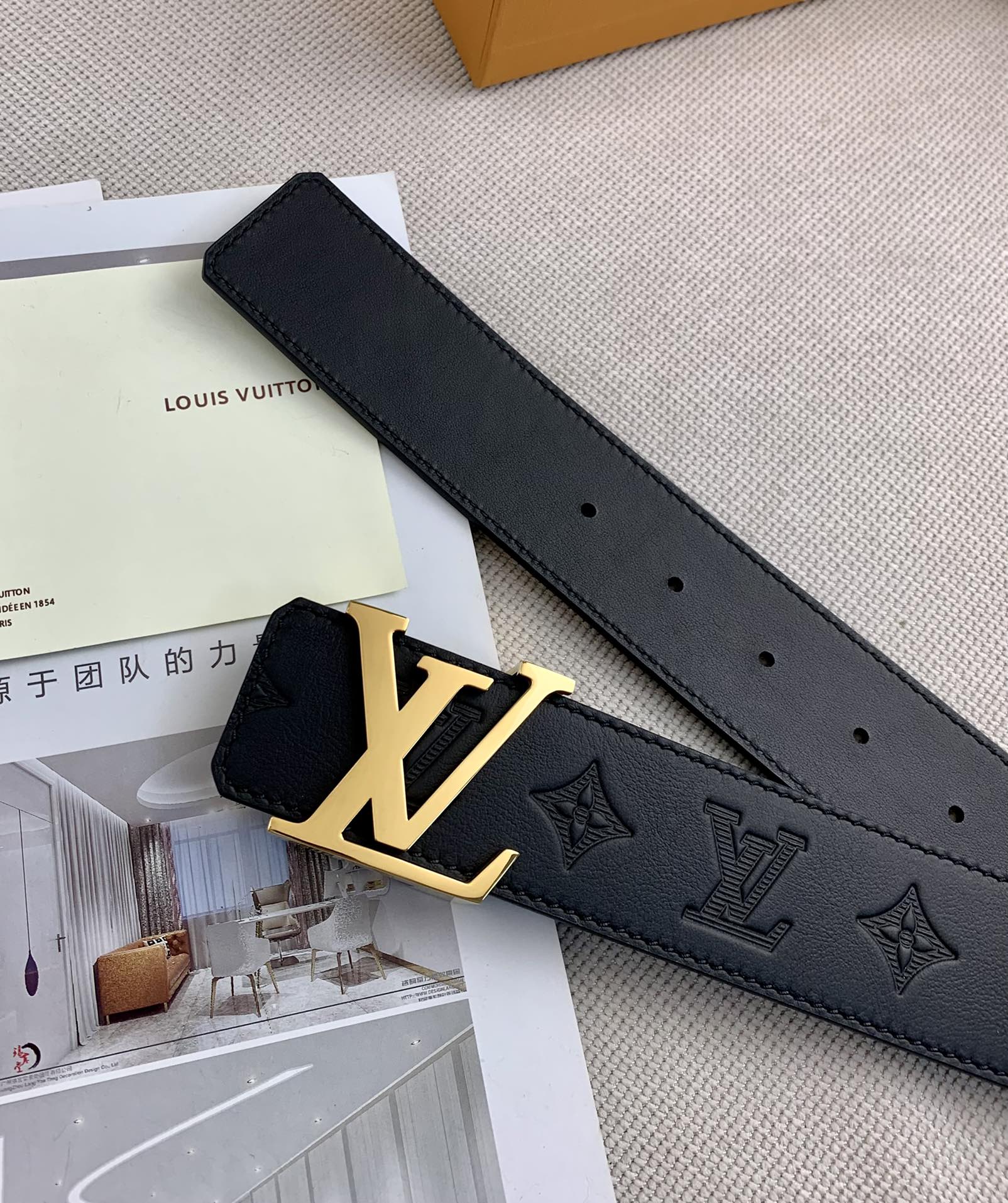 Louis Vuitton Cinturón Piel de vaca Cuero