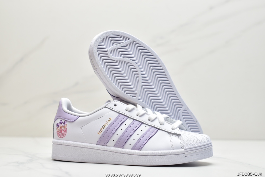 170 阿迪达斯 Adidas Superstar x经典 贝壳头板鞋 GV9698