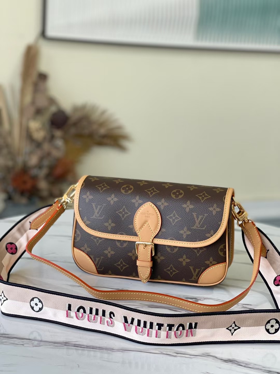 Louis Vuitton LV Diane Bags Handbags Embroidery M45985