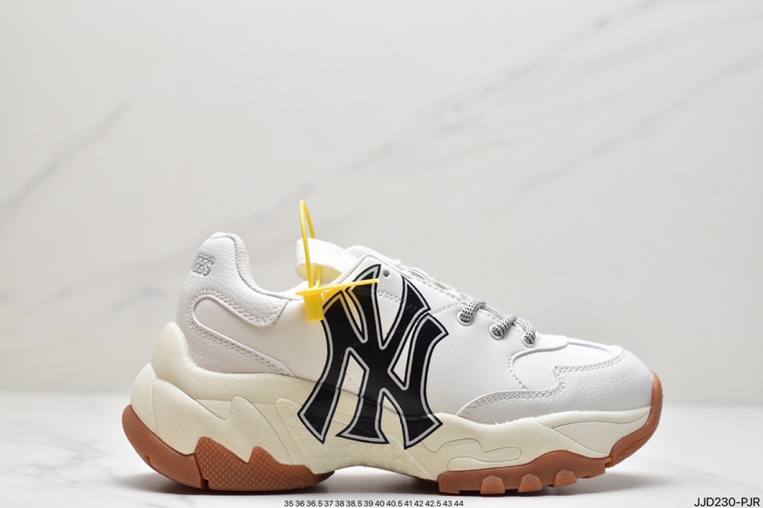 130 NY美国榄球洋基队限定 x MLB Big Ball Chunky LT厚底老爹厚底休闲运动慢跑鞋