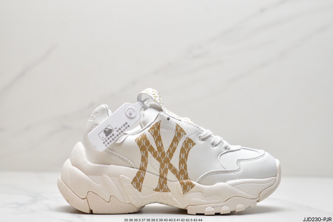130 NY美国榄球洋基队限定 x MLB Big Ball Chunky LT厚底老爹厚底休闲运动慢跑鞋