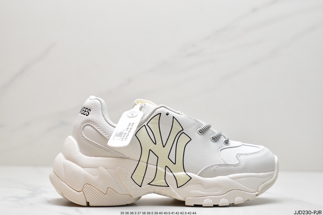 130 NY美国榄球洋基队限定 x MLB Big Ball Chunky LT厚底老爹厚底休闲运动慢跑鞋