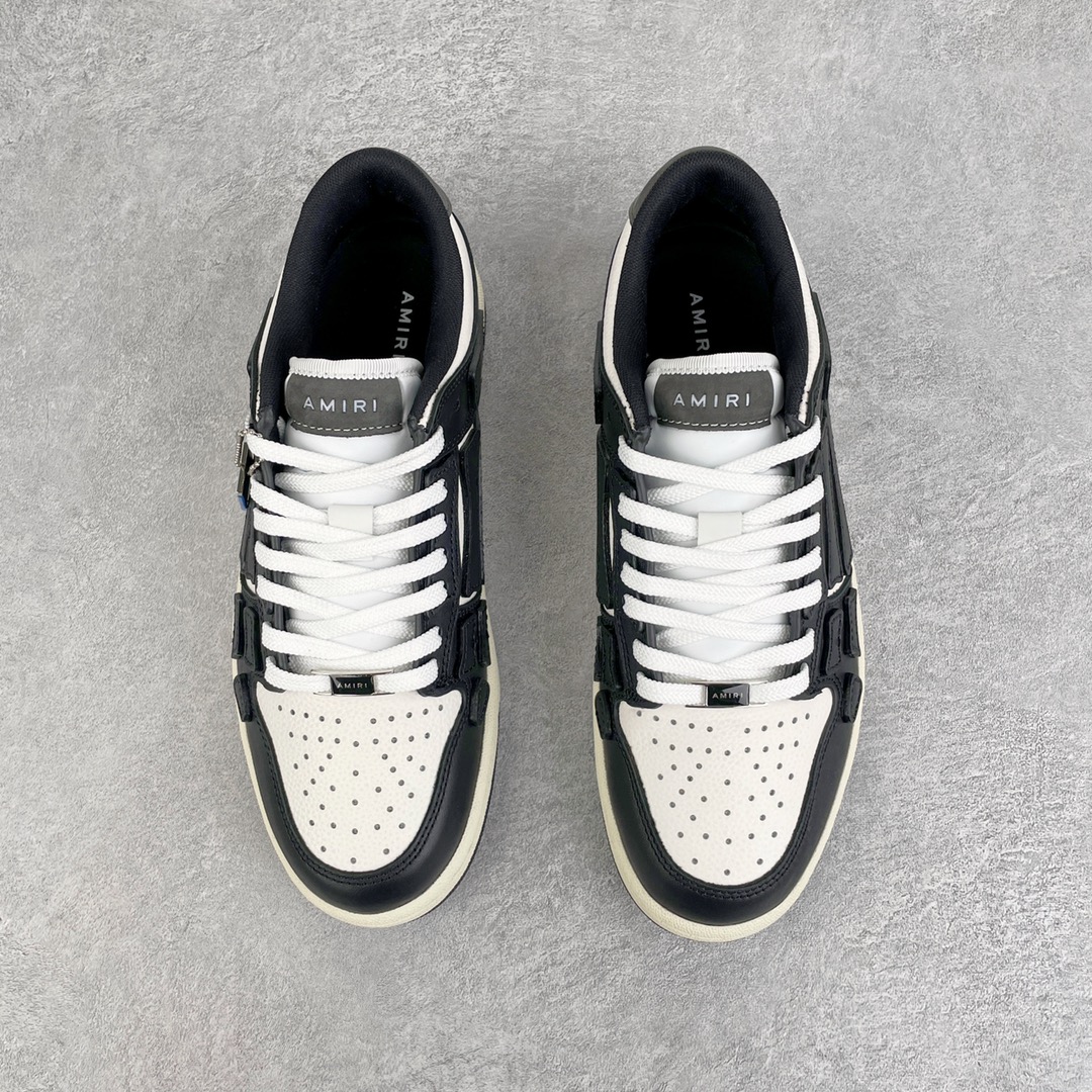 ＃渠道版 AMIRI Skel Top Low Sneakers 洛杉矶街头之王 高奢·埃米尔 骨骼低帮