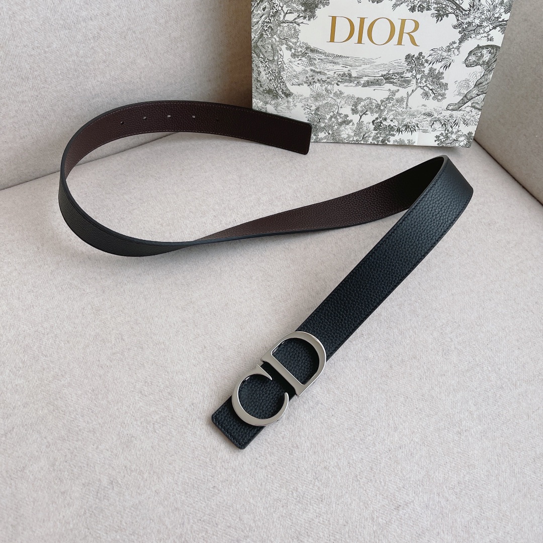 Dior.迪奥全套包装男士休闲皮带系