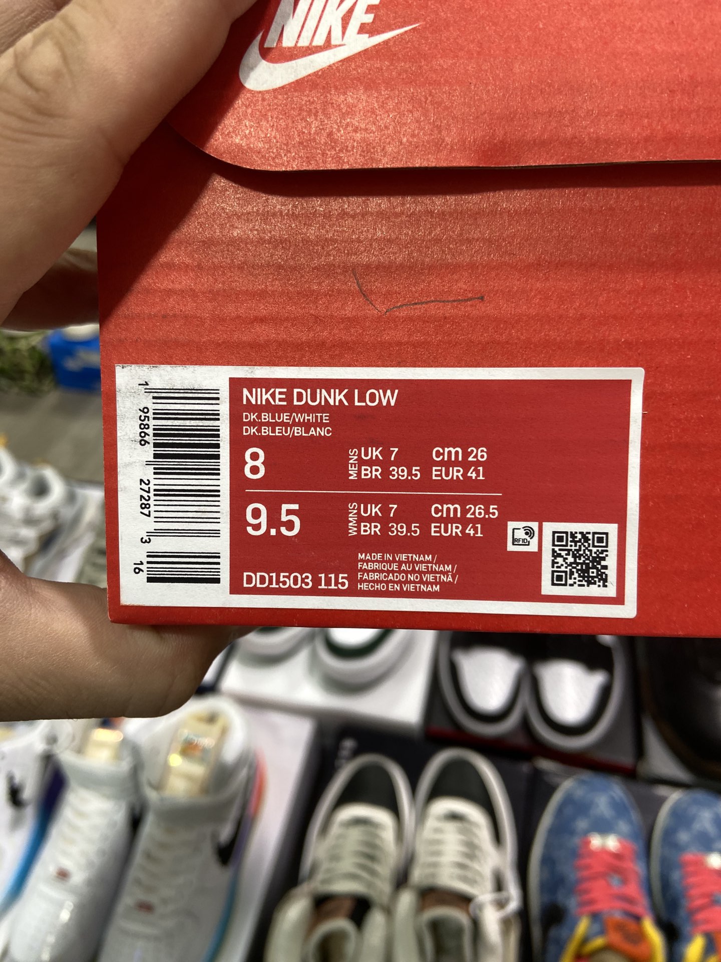 280 耐克Nike Dunk Low Aged Navy 海军蓝白 DD1503-115