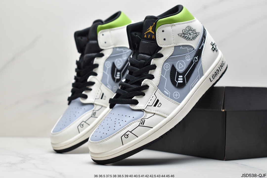 200 Air Jordan 1 Mid AJ1 中帮篮球鞋 DC7294-103