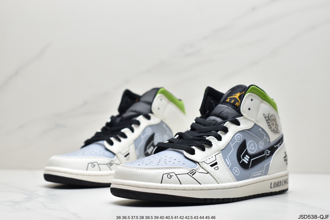 200 Air Jordan 1 Mid AJ1 中帮篮球鞋 DC7294-103