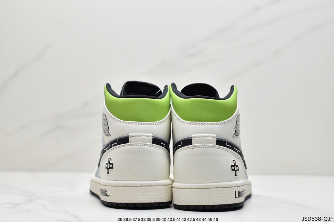 200 Air Jordan 1 Mid AJ1 中帮篮球鞋 DC7294-103