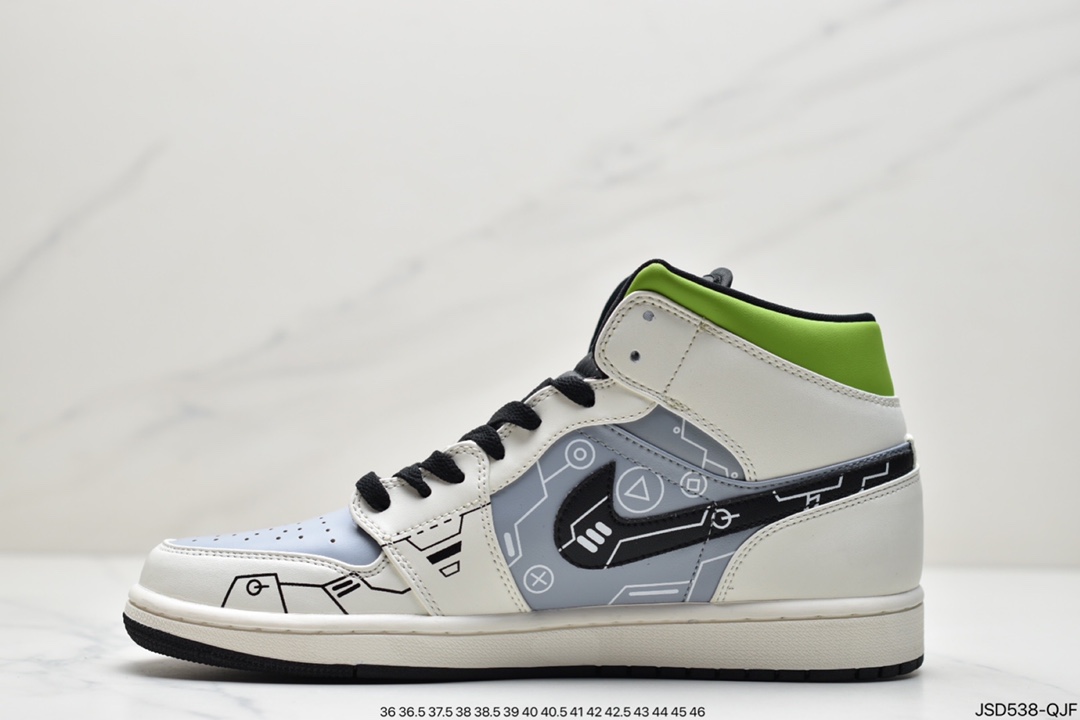 200 Air Jordan 1 Mid AJ1 中帮篮球鞋 DC7294-103