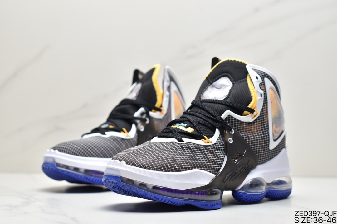 260 耐克NK LeBron 19 黑红詹姆斯总冠军战靴DC9340-001