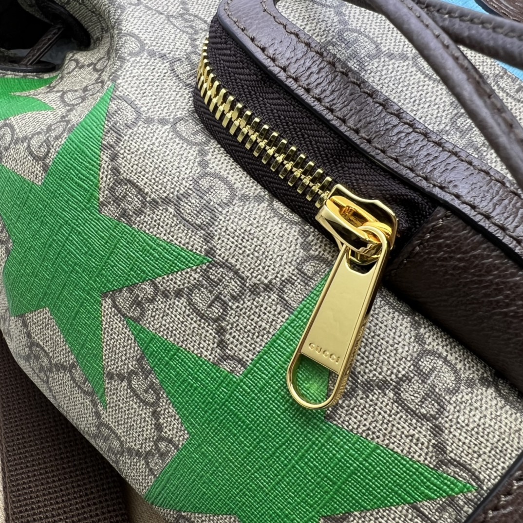 GUCCI古驰GG印花双肩背包674147