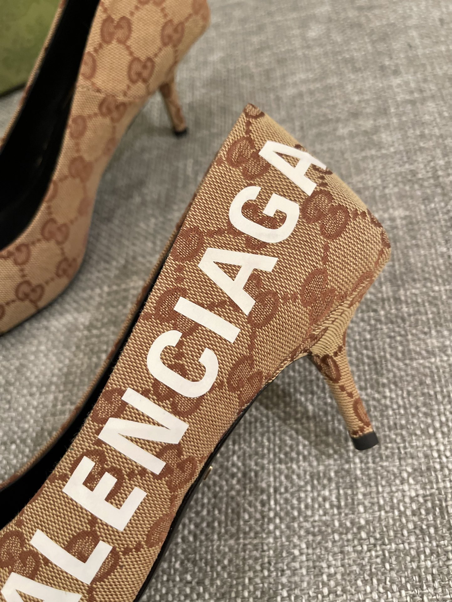 FZCs luxury on Instagram Escarpins GUCCI X BALENCIAGA guccixbalenciaga  gucci balenciaga escarpins heeledshoes