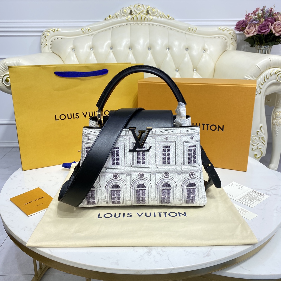 Louis Vuitton LV Capucines Buy
 Bags Handbags Calfskin Cowhide Fall/Winter Collection M42258