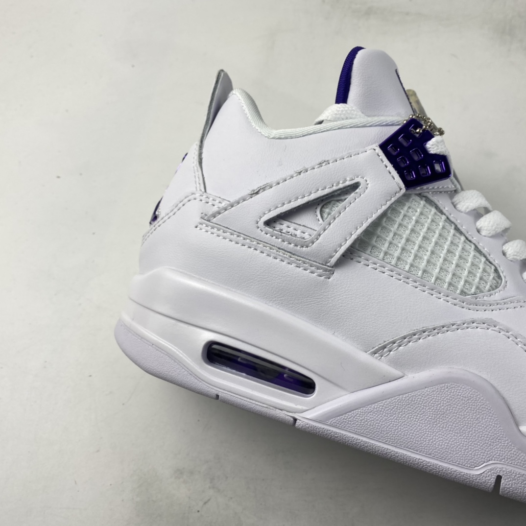 P240  Air Jordan 4“Court Purple”AJ4 乔4白紫头层真标 CT8527-115
