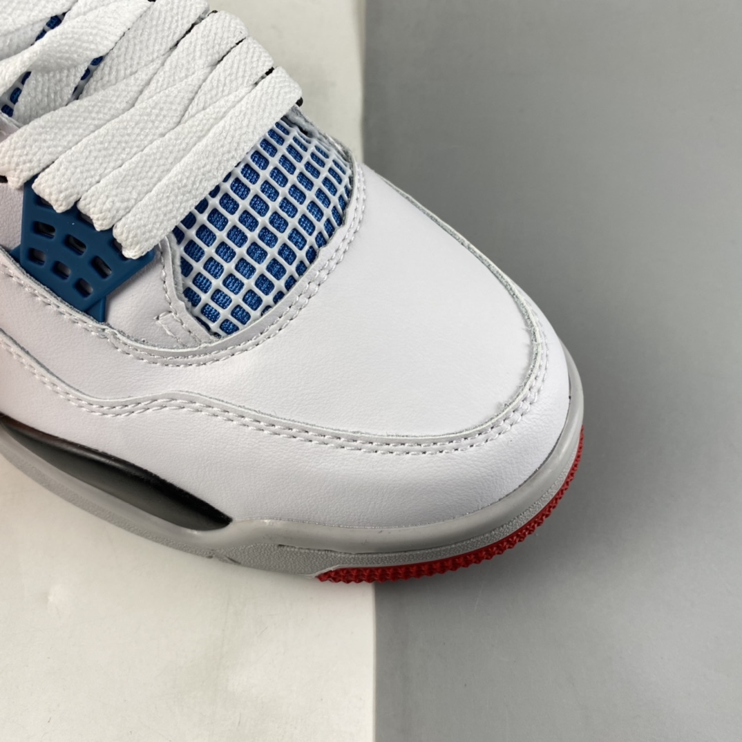 P240  Air Jordan 4 Tattoo“What The”AJ4 乔4白蓝 篮球鞋 CI1184-146