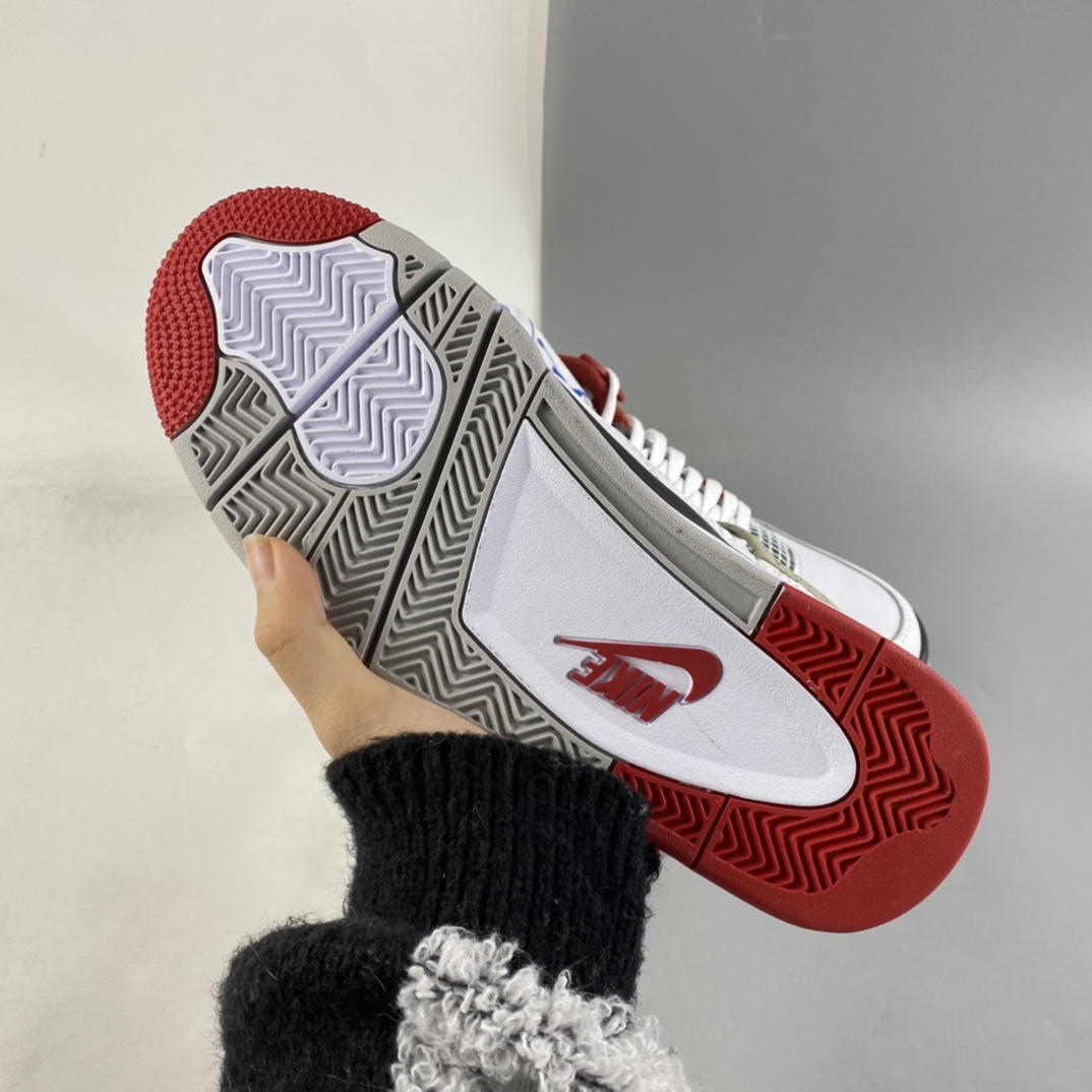 P240  Air Jordan 4 Tattoo“What The”AJ4 乔4白蓝 篮球鞋 CI1184-146