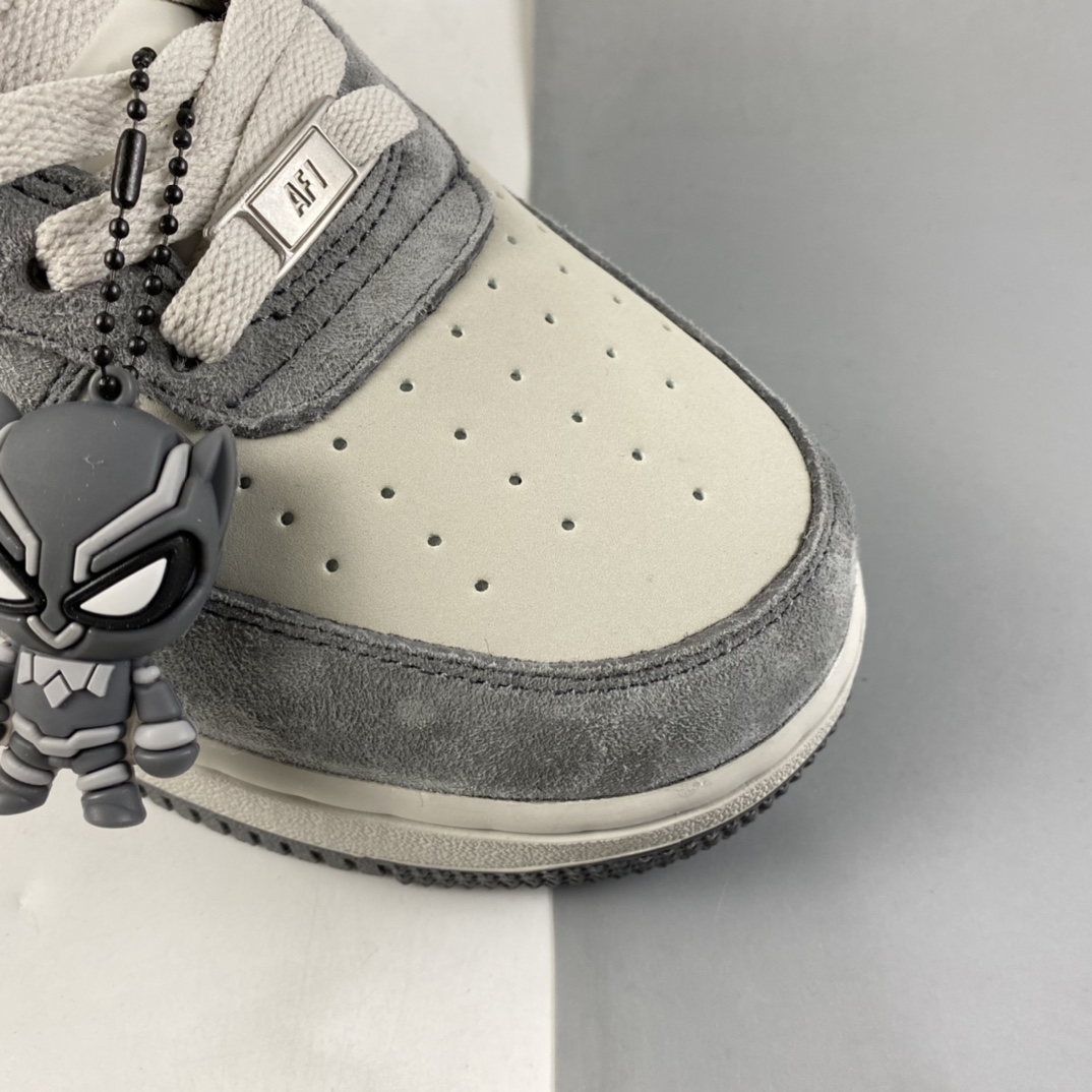 P260  NIKE Air Force 1’07 Mid 漫威主题黑豹空军一号3M反光中帮休闲板鞋 CW2288-668